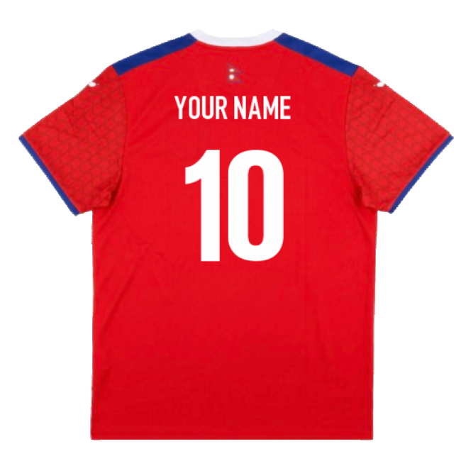 2024-2025 Nepal Home Kit (Shirt and Shorts) (Your Name)-Vantage Point Soccer