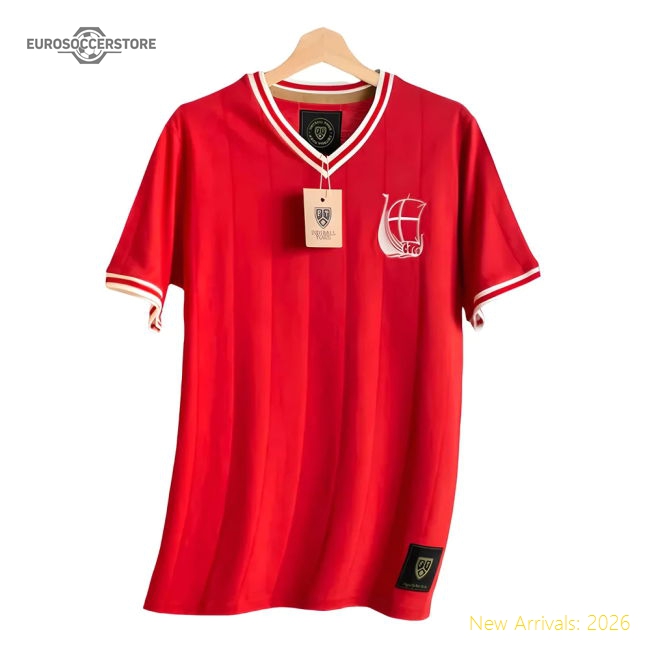 Denmark De Rød-hvide Home Retro Football Shirt-Vantage Point Soccer