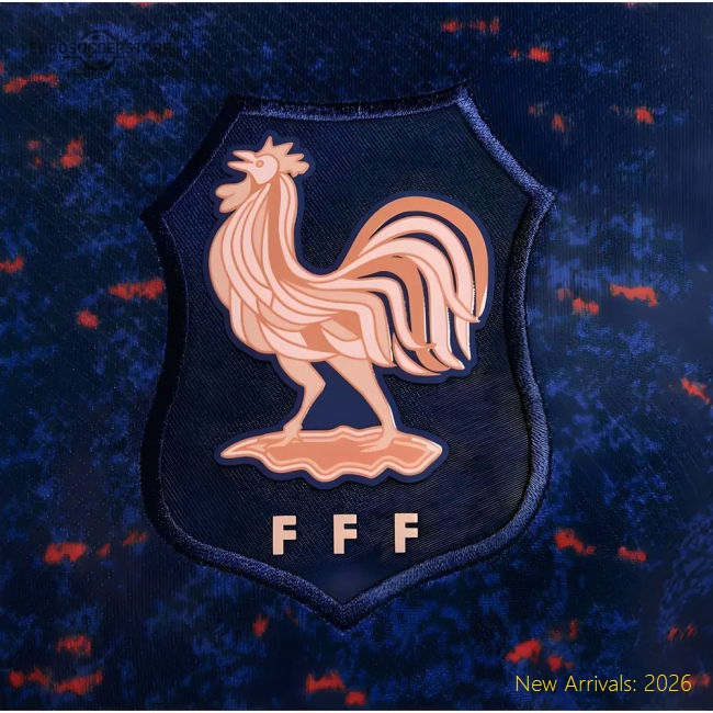 2025 France Womens Team Home Shirt (Unisex)-Vantage Point Soccer
