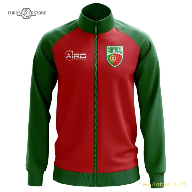 Portugal Concept Football Track Jacket (Red)-Vantage Point Soccer