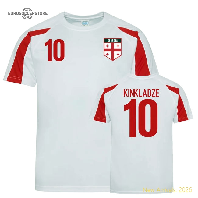 Georgia Sports Training Jersey (Kinkladze 10)-Vantage Point Soccer