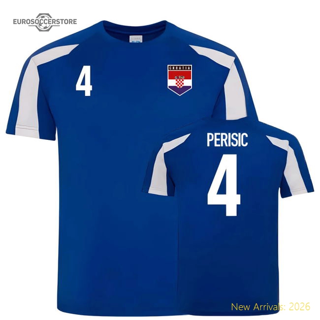 Croatia Sports Training Jersey (Perisic 4)-Vantage Point Soccer