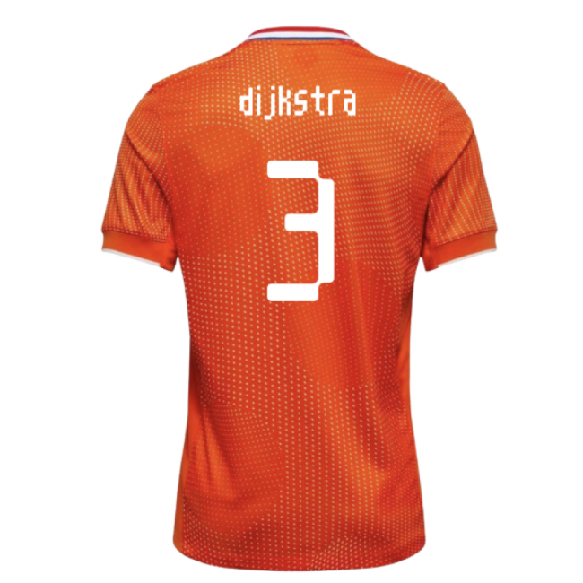 2025-2026 Netherlands Womens Team Shirt (Kids) (Dijkstra 3)-Vantage Point Soccer