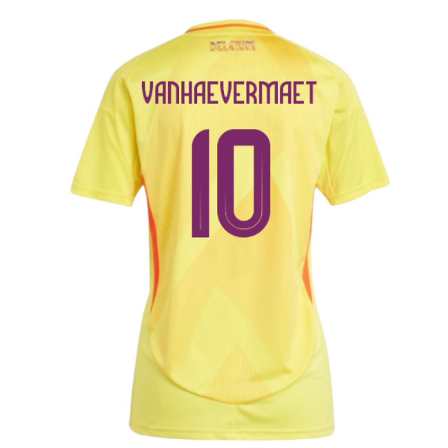 2025-2026 Belgium Womens Team Away Shirt (Ladies) (Vanhaevermaet 10)-Vantage Point Soccer