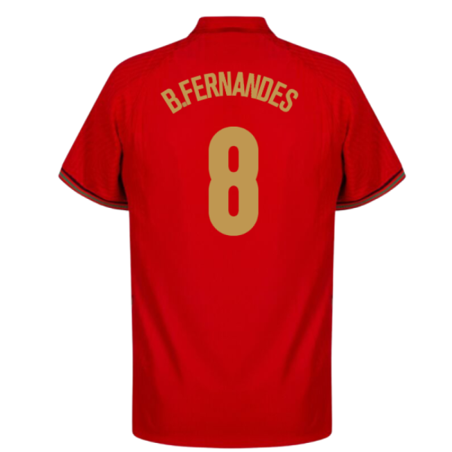 2020-2021 Portugal Home Shirt (B.Fernandes 8)-Vantage Point Soccer