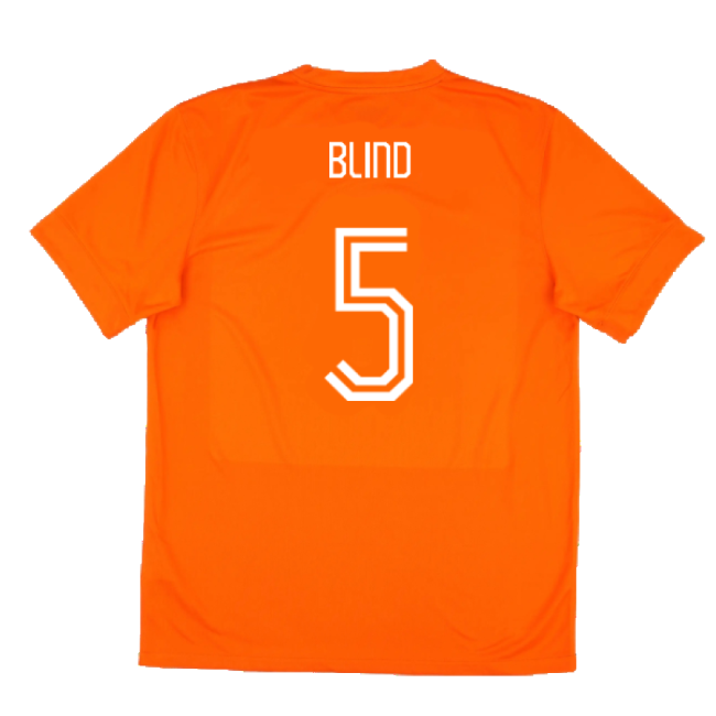 Holland 2014-15 Home Shirt (Good) (Blind 5)-Football Jersey Hub