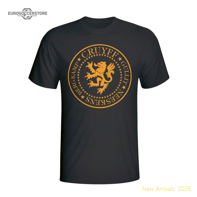 Holland Presidential T-shirt (black)-Football Jersey Hub