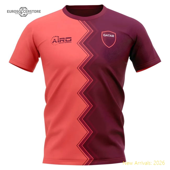 2025-2026 Qatar Away Concept Football Shirt - Womens-Vantage Point Soccer