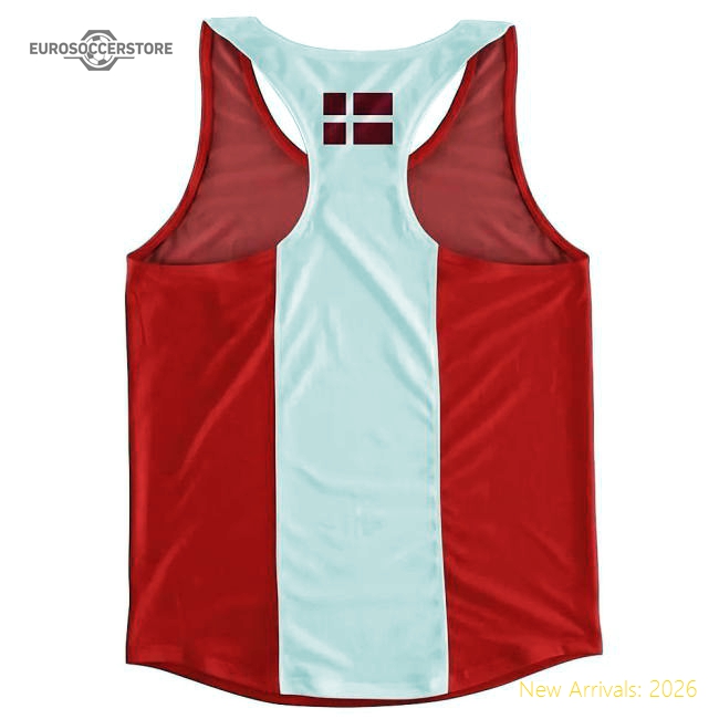 Denmark Flag Running Vest-Vantage Point Soccer