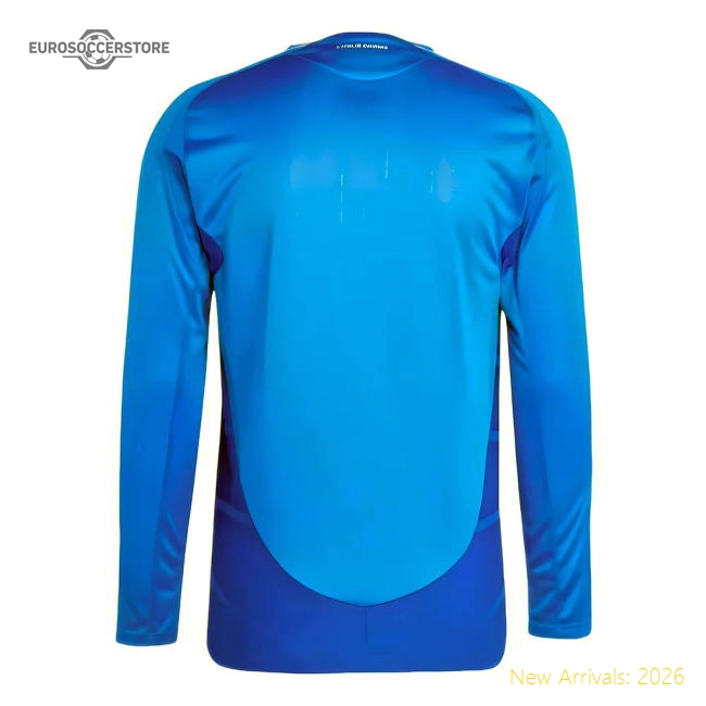2024-2025 Italy Authentic Long Sleeve Home Shirt-Vantage Point Soccer