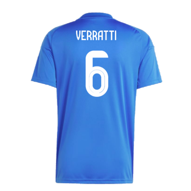 2024-2025 Italy Home Fan Jersey (VERRATTI 6)-Vantage Point Soccer