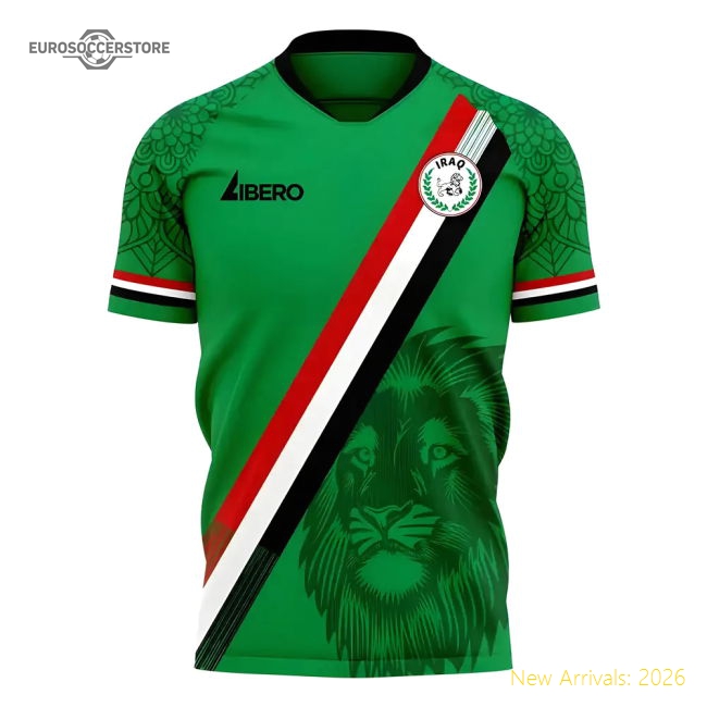 Iraq 2025-2026 Home Concept Football Kit (Libero) - Womens-Vantage Point Soccer