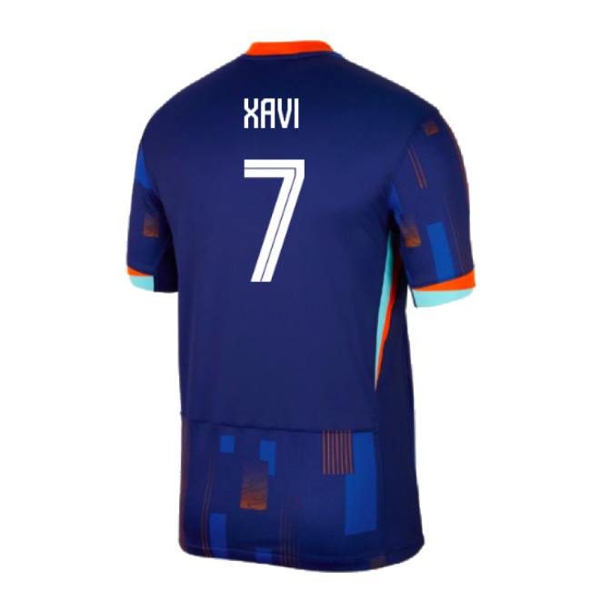 2024-2025 Netherlands Away Shirt (Xavi 7)-Football Jersey Hub