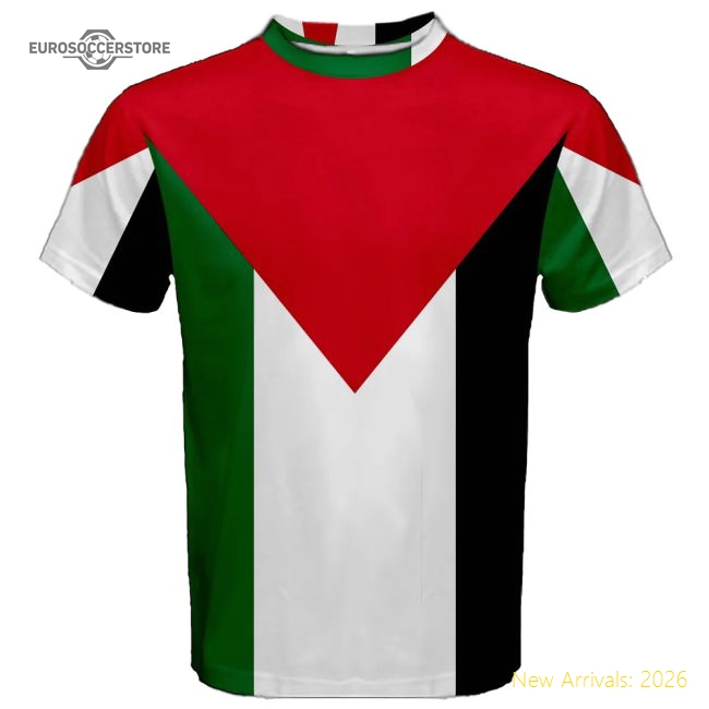 Palestine Flag Sublimated Sports Jersey-Vantage Point Soccer