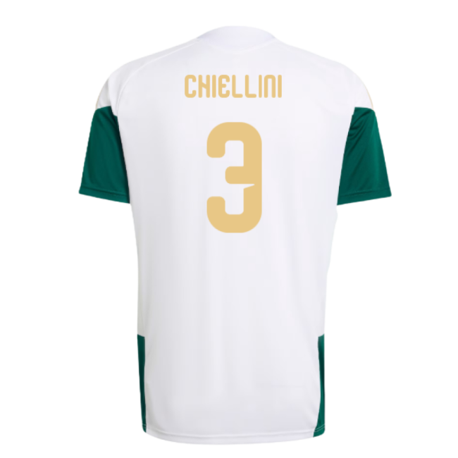 2026-2027 Italy Training Jersey (White) (Chiellini 3)-Vantage Point Soccer