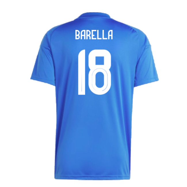 2024-2025 Italy Home Fan Jersey (BARELLA 18)-Vantage Point Soccer