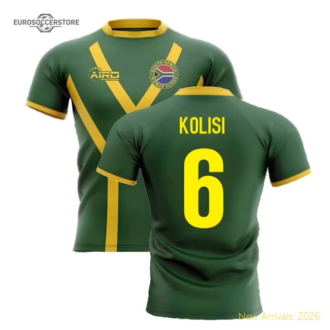 2025-2026 South Africa Springboks Flag Concept Rugby Shirt (Kolisi 6)-Football Shirts Shop