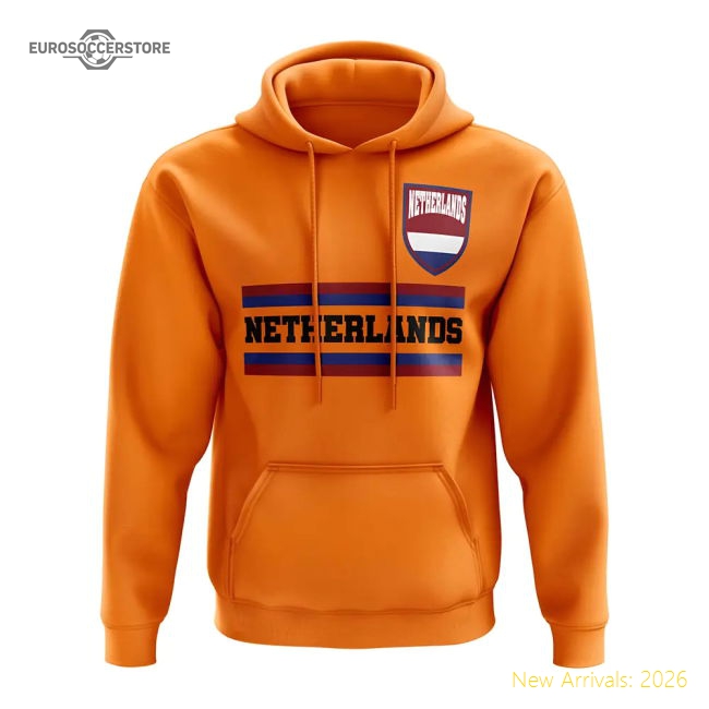 Netherlands Core Football Country Hoody (Orange)-Football Jersey Hub