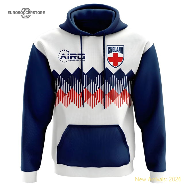 2025-2026 England Home Concept Football Hoody (Kids)-Vantage Point Soccer