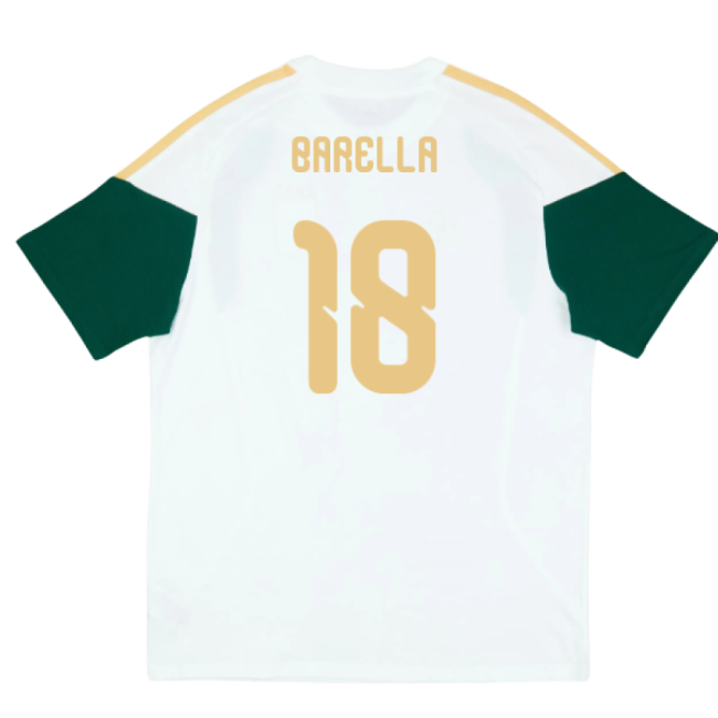 2026-2027 Italy Training Tee (White) (Barella 18)-Vantage Point Soccer