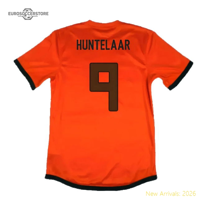 Holland 2012-13 Home Shirt ((Very Good) S) (Huntelaar 9)-Football Jersey Hub