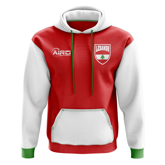 Lebanon Concept Country Football Hoody (Red)-Vantage Point Soccer