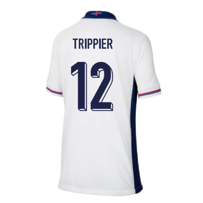 2024-2025 England Home Shirt (Kids) (Trippier 12)-Vantage Point Soccer