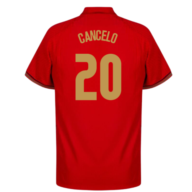 2020-2021 Portugal Home Shirt (Cancelo 20)-Vantage Point Soccer