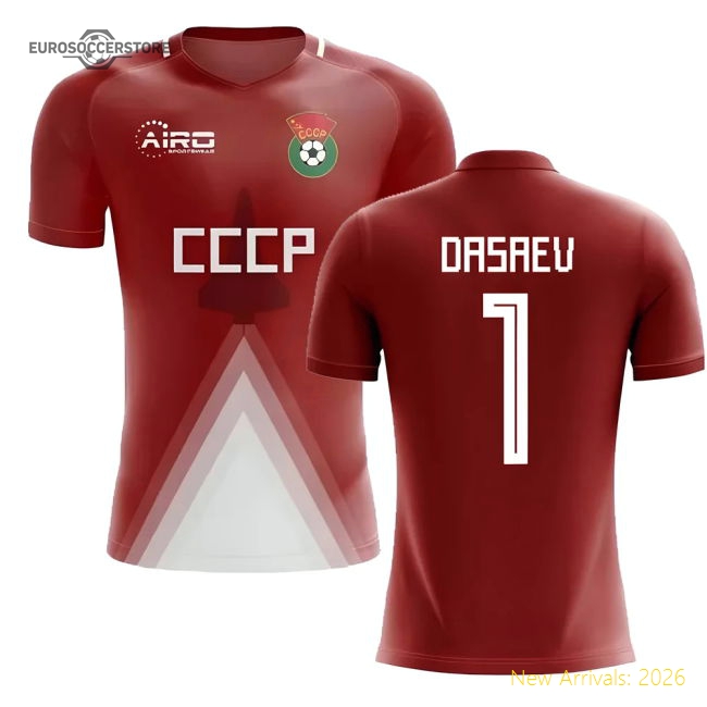 USSR Home Concept Football Shirt (Dasaev 1)-Vantage Point Soccer
