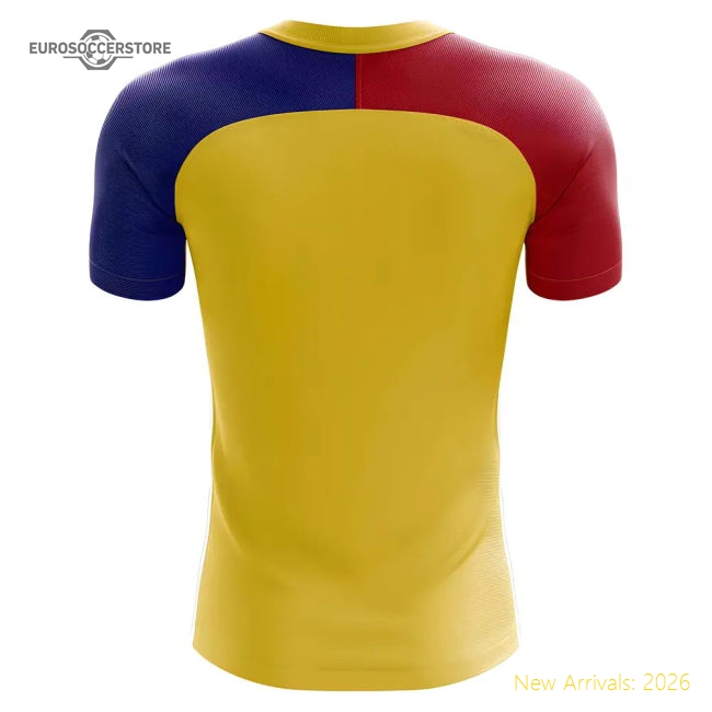 2025-2026 Romania Home Concept Football Shirt - Baby-Vantage Point Soccer
