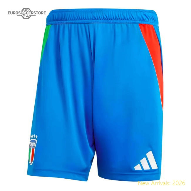 2024-2025 Italy Away Shorts (Blue)-Vantage Point Soccer