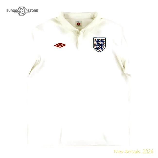 England 2010-12 Home Shirt (M) (Very Good)-Vantage Point Soccer