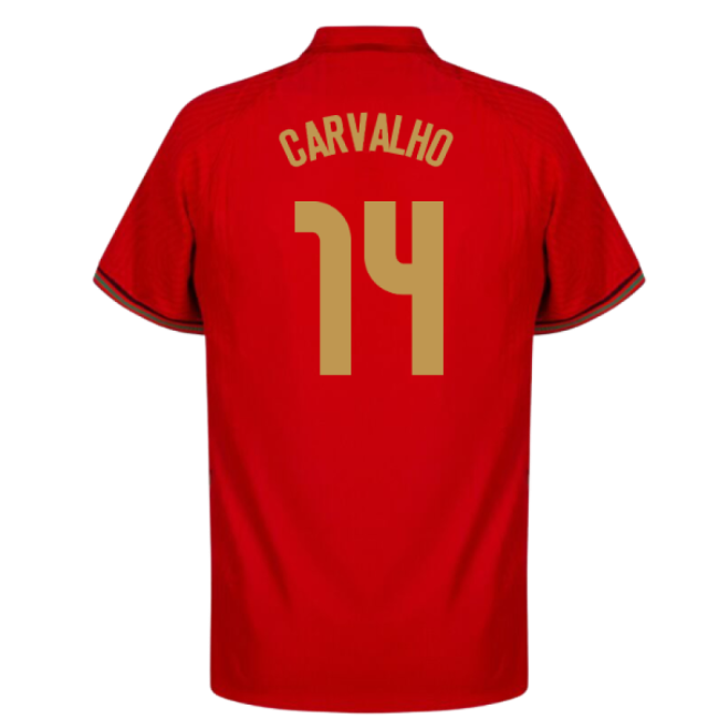 2020-2021 Portugal Home Shirt (CARVALHO 14)-Vantage Point Soccer