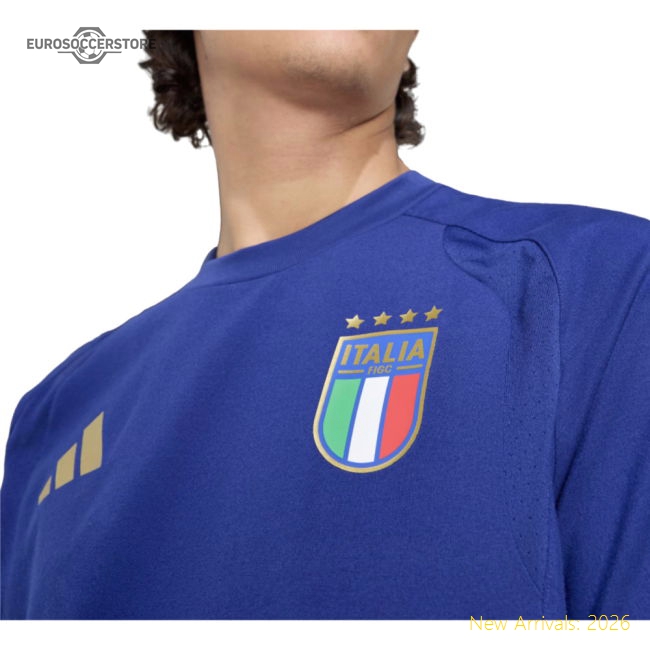 2026-2027 Italy Tiro Travel Tee (Blue)-Vantage Point Soccer