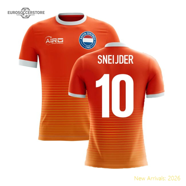 2025-2026 Holland Airo Concept Home Shirt (Sneijder 10)-Football Jersey Hub