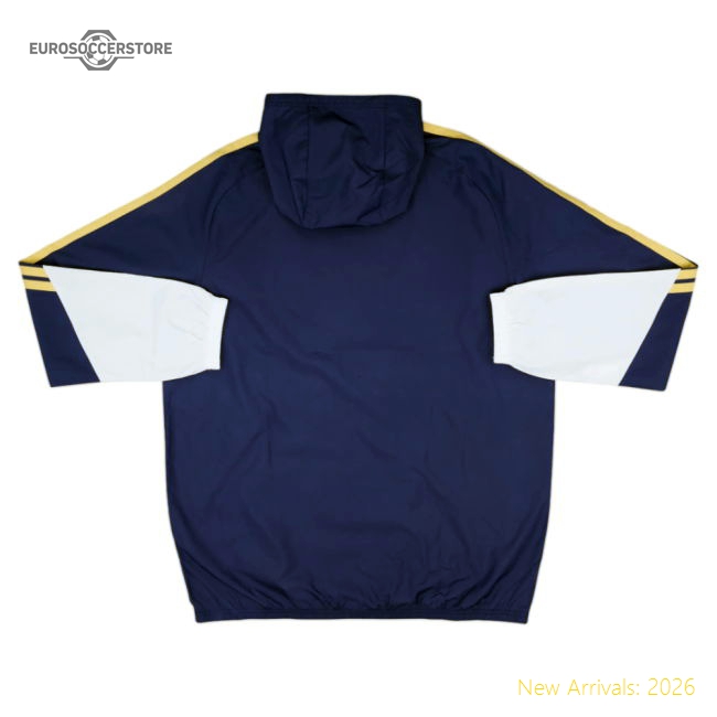 2026-2027 Italy Allweather Jacket (Blue)-Vantage Point Soccer