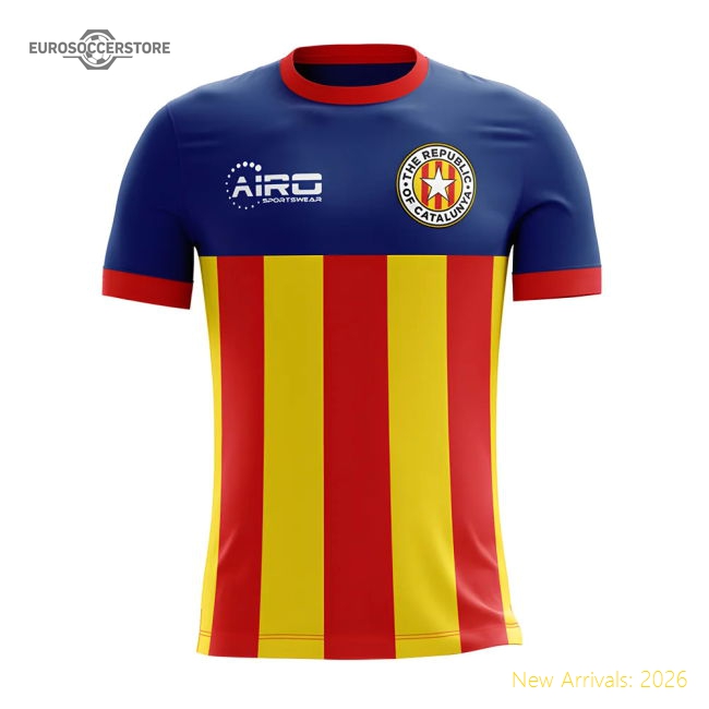 2025-2026 Catalunya Home Concept Football Shirt-Vantage Point Soccer