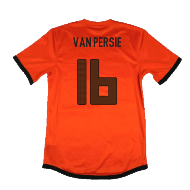 Holland 2012-13 Home Shirt ((Very Good) S) (Van Persie 16)-Football Jersey Hub