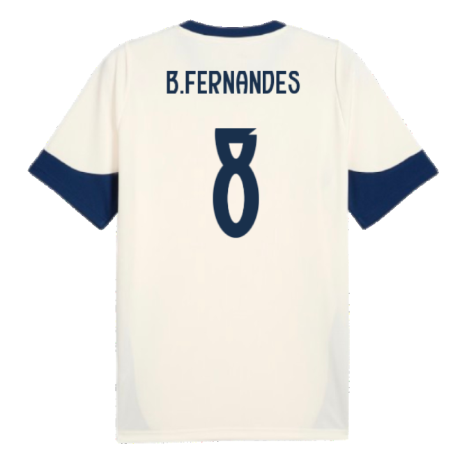 2025-2026 Portugal Training Jersey (Sugared Almond) (B.Fernandes 8)-Vantage Point Soccer