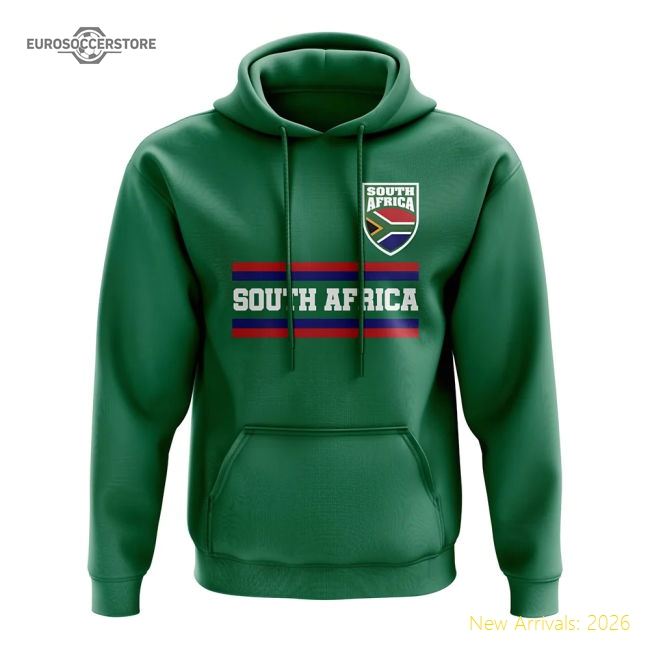 South Africa Core Football Country Hoody (Green)-Football Shirts Shop
