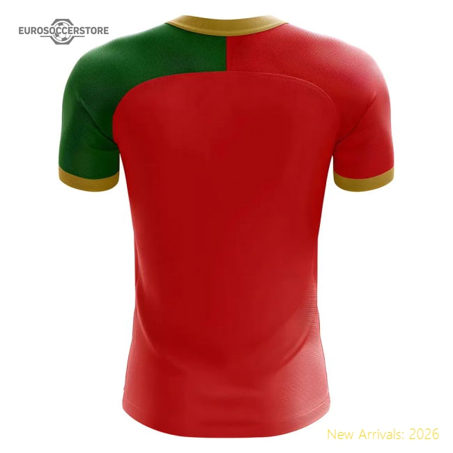 2025-2026 Portugal Flag Home Concept Football Shirt (Figo 7)-Vantage Point Soccer