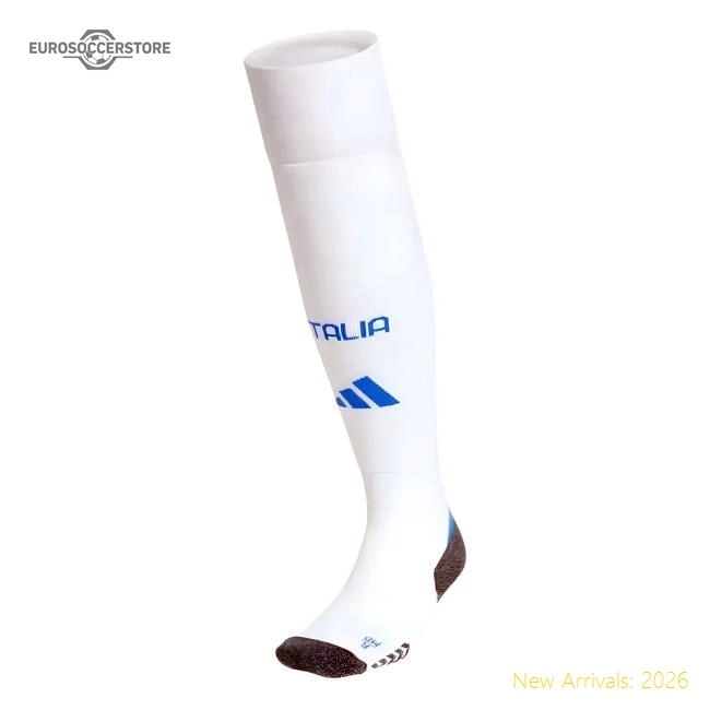 2024-2025 Italy Away Socks (White)-Vantage Point Soccer