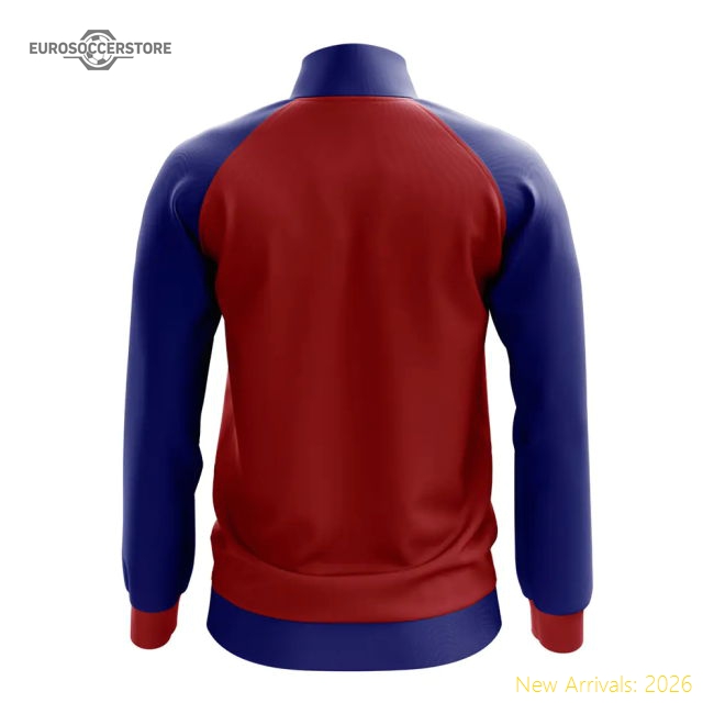 Nepal Concept Football Track Jacket (Red)-Vantage Point Soccer