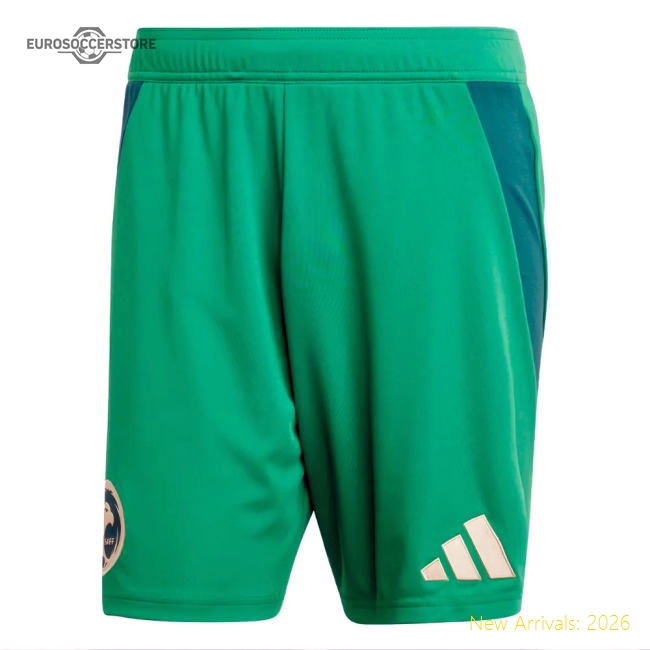 2024-2025 Saudi Arabia Home Shorts (Green)-The Soccer Shirt Hub