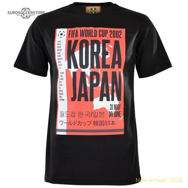 Pennarello: World Cup - Korea Japan 2002 T-Shirt - Black-The Soccer Shirt Hub