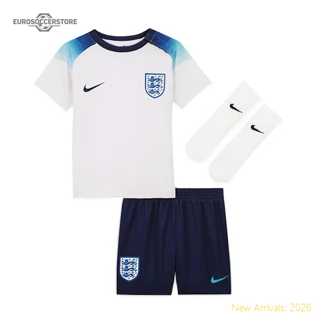 2022-2023 England Home Little Boys Mini Kit-Vantage Point Soccer