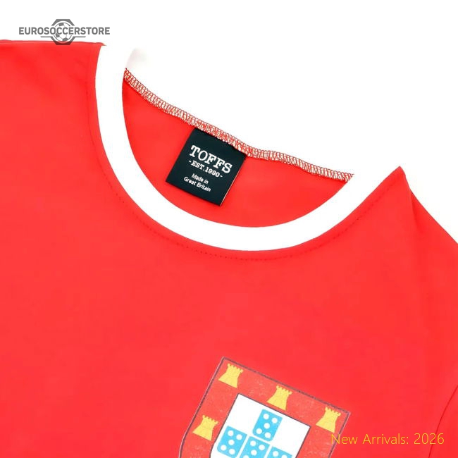 Portugal 12th ManT-Shirt - Red/White Ringer-Vantage Point Soccer
