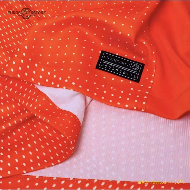 2025-2026 Netherlands Womens Team Shirt (Kids)-Vantage Point Soccer