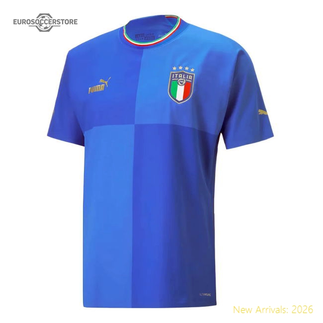 2022-2023 Italy Home Jersey Authentic with Packaging (Your Name)-Vantage Point Soccer