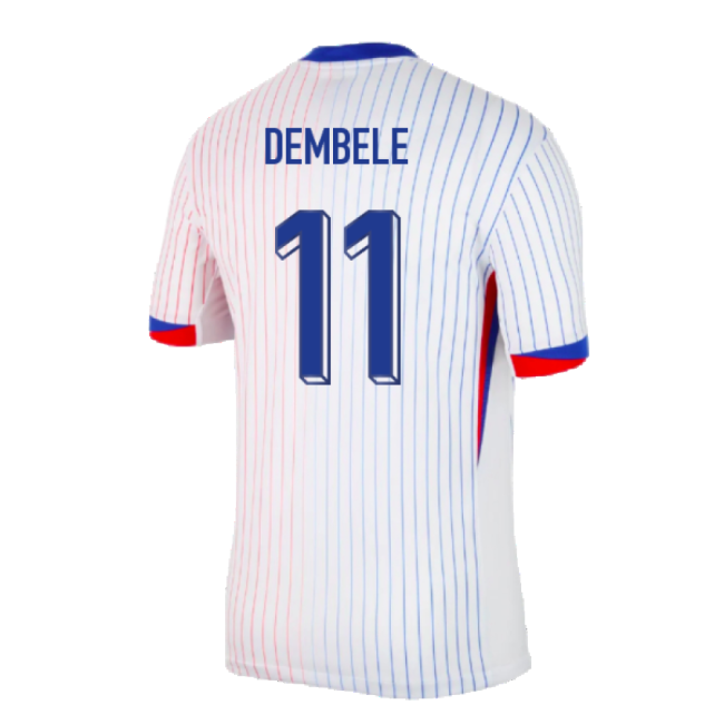 2024-2025 France Away Shirt (Dembele 11)-Vantage Point Soccer